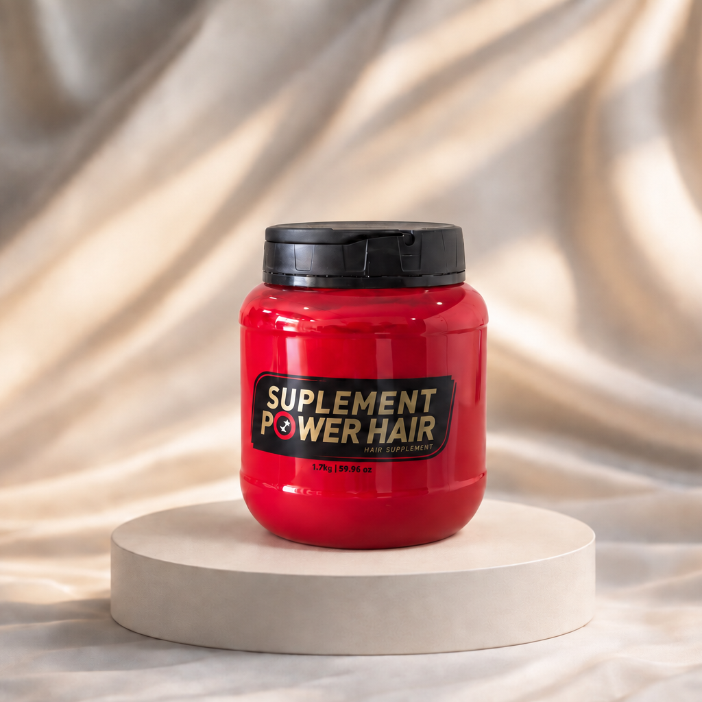 Suplemento power Máscara capilar 1,7 kg com proteína de queratina brasileira.